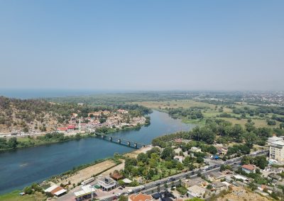 View from The fortress (Kalaja e Rozafes)