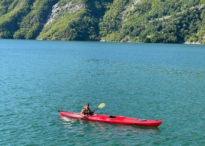 Kayaking on Komani Lake