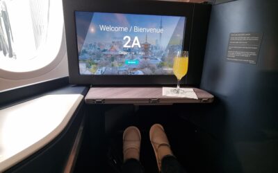 Flying WestJet Business Class to Japan